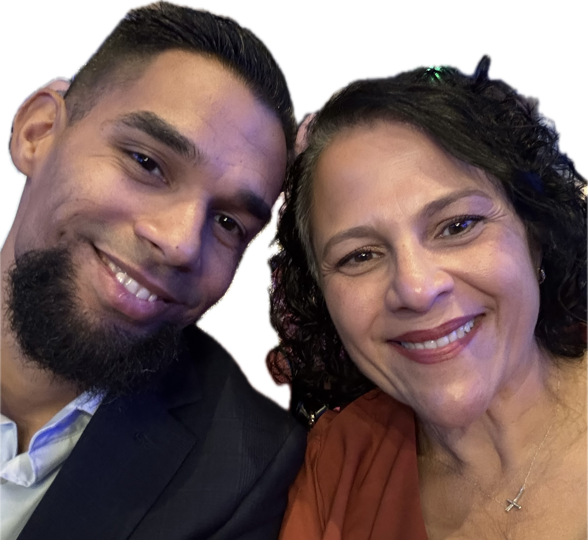 Omar and Yami Soto smiling together
